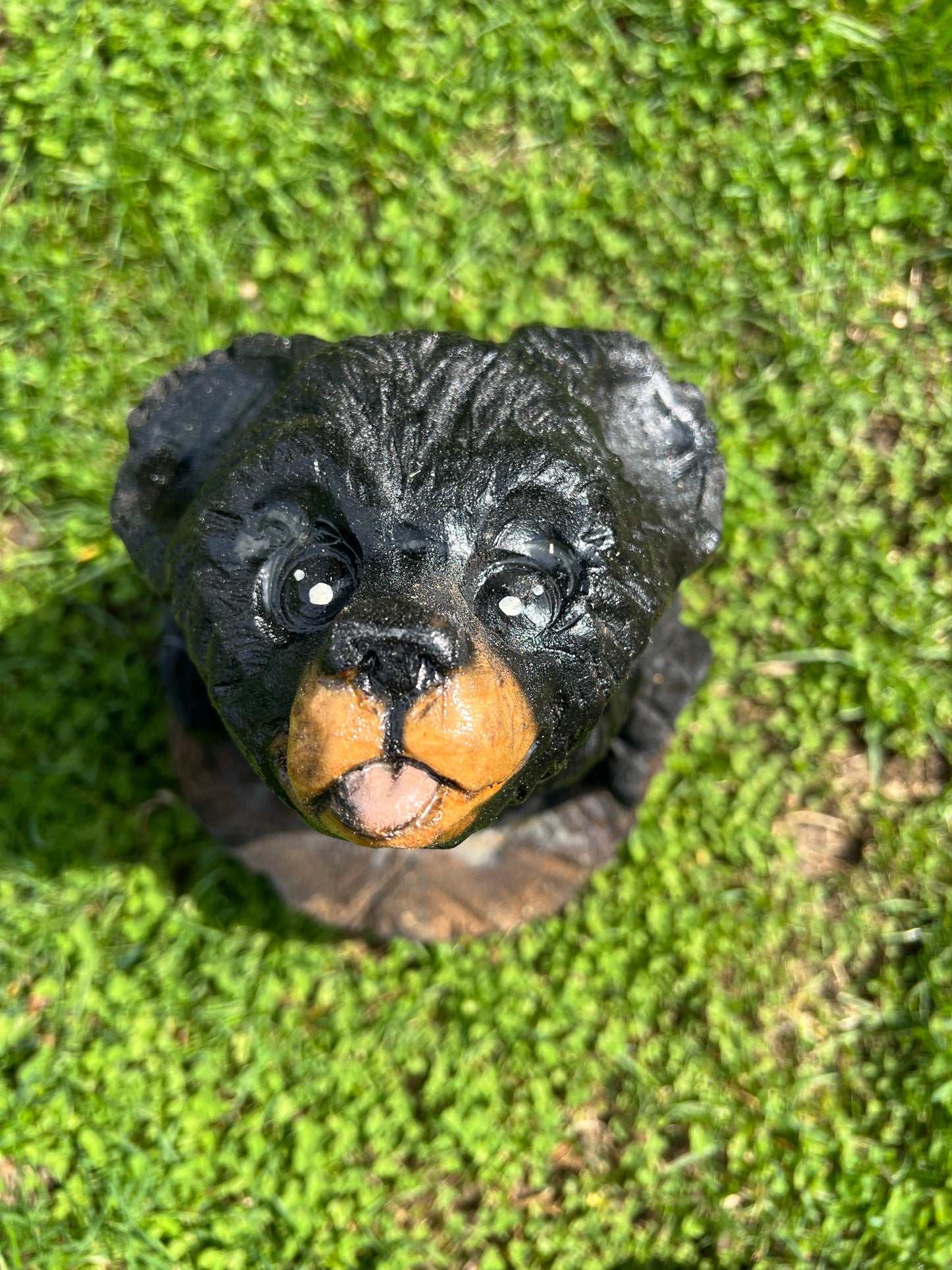 Hand-Carved Silly Bear