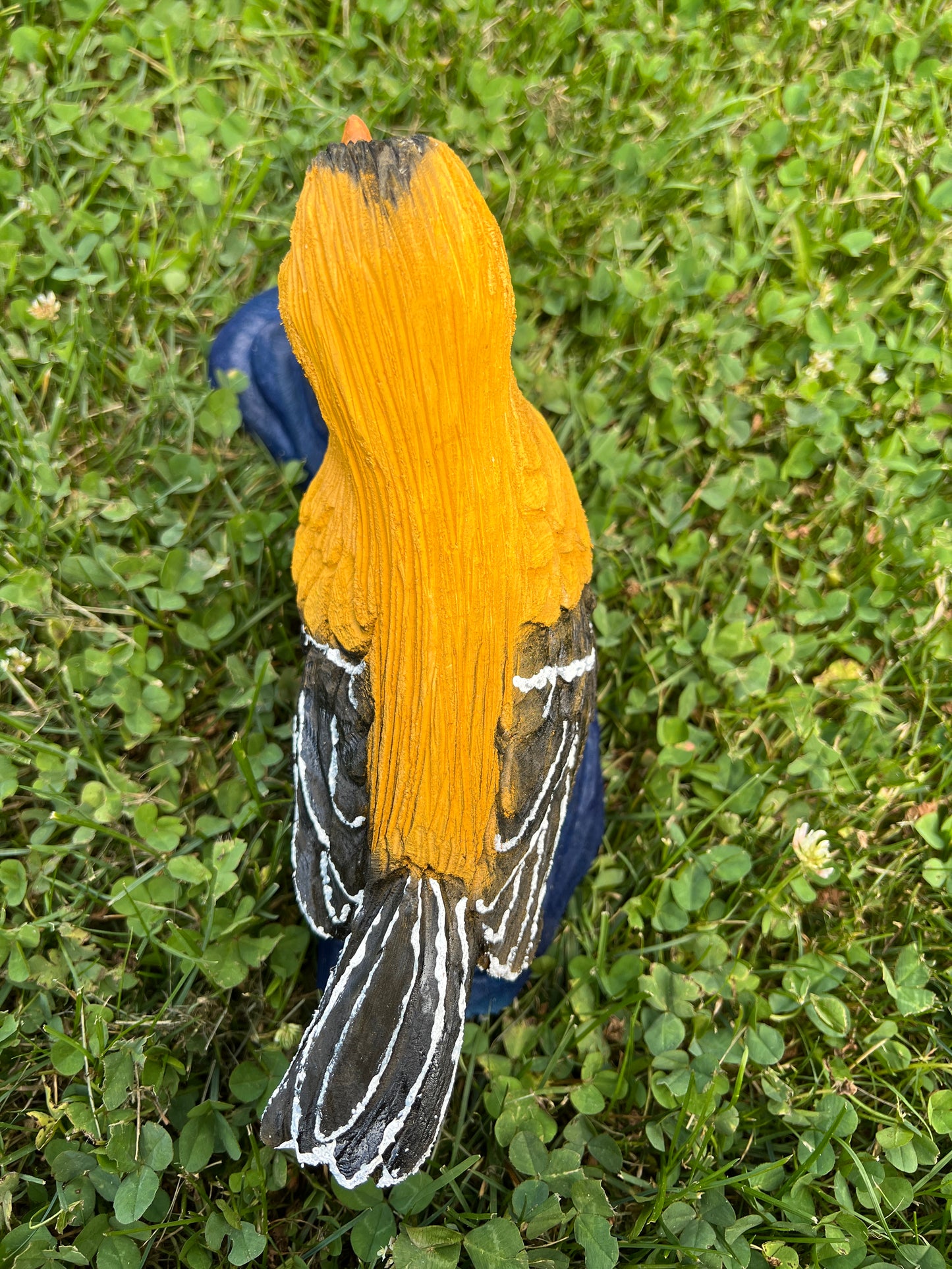 Golden Finch Carving