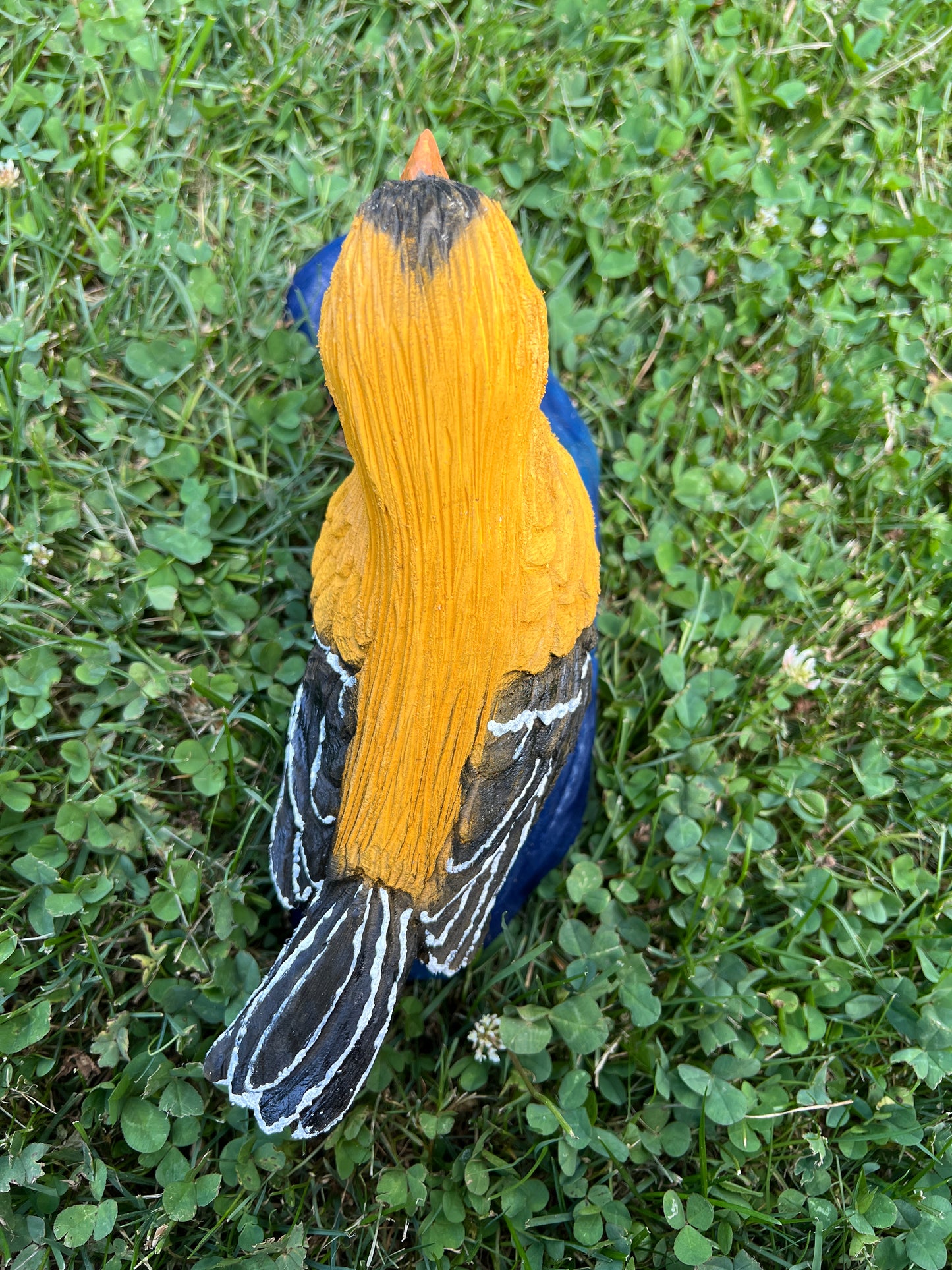 Golden Finch Carving
