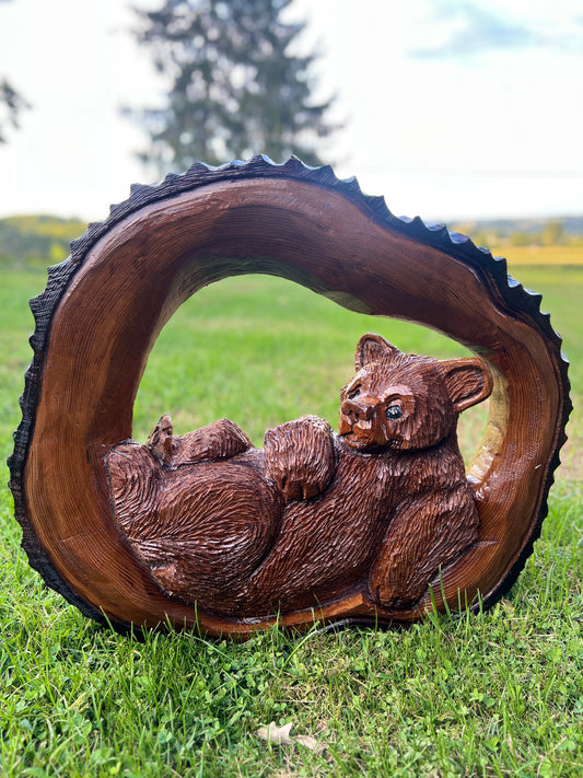 Chainsawjenna Just Chillin- made out of catalpa