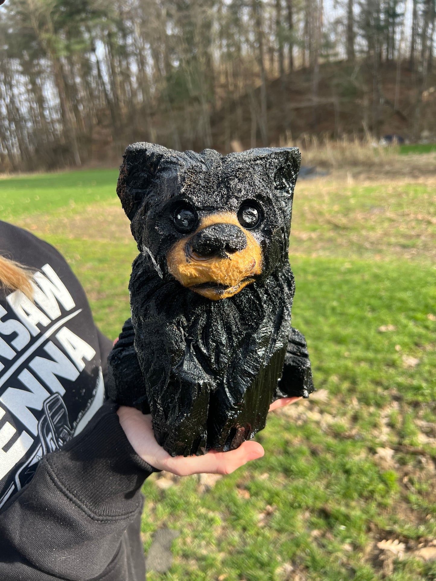 Hand-Carved Bear Sculpture - Watch Him Get Made!