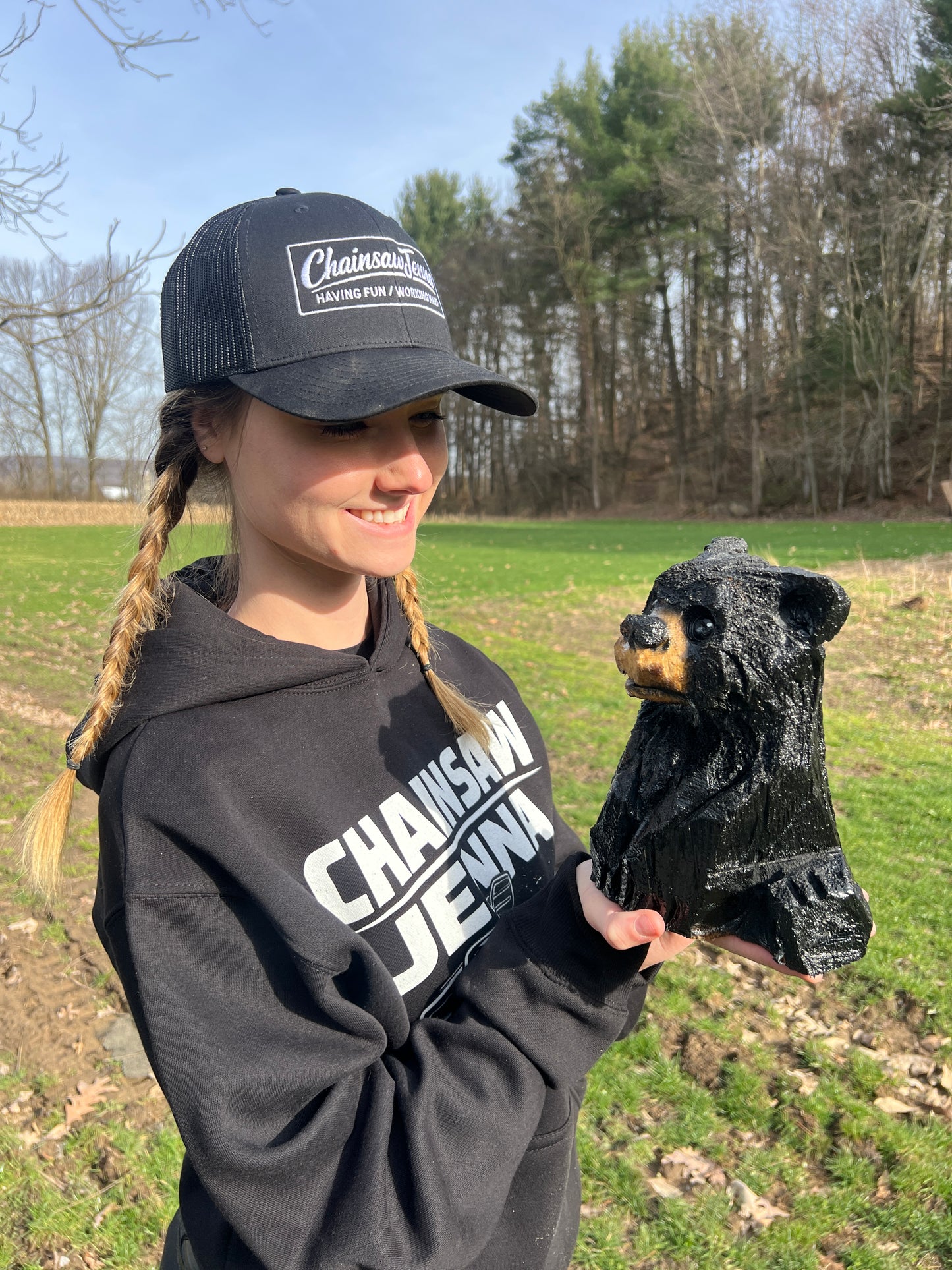 Hand-Carved Bear Sculpture - Watch Him Get Made!