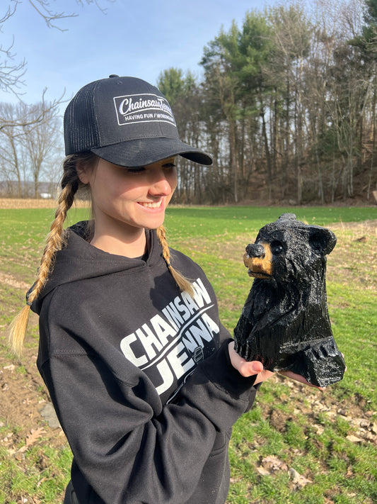 Hand-Carved Bear Sculpture - Watch Him Get Made!