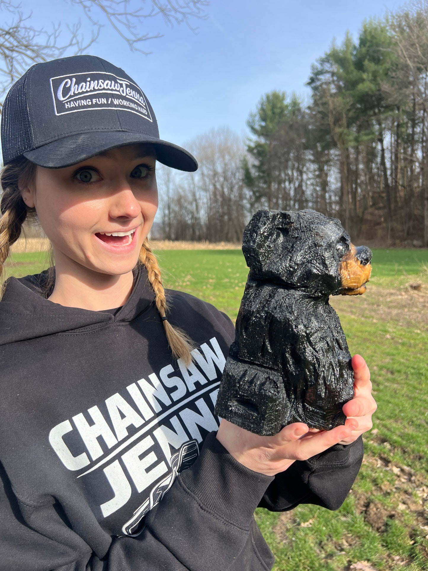 Hand-Carved Bear Sculpture - Watch Him Get Made!